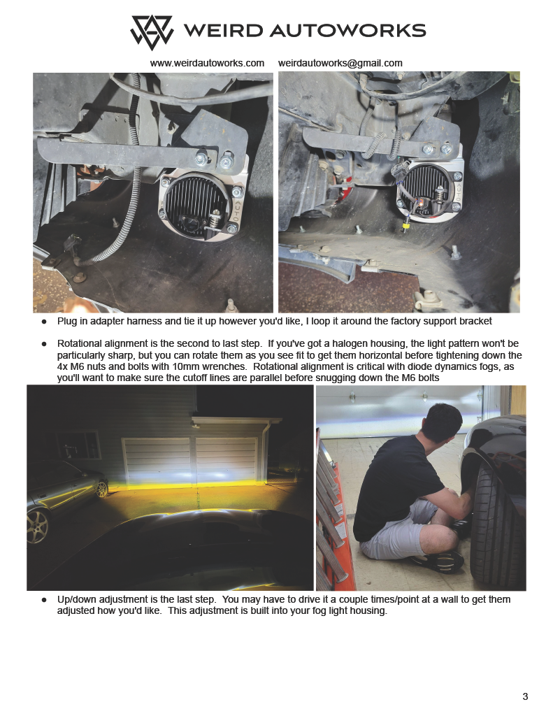 NB1 (99-00) Miata Fog Light Conversion Kit