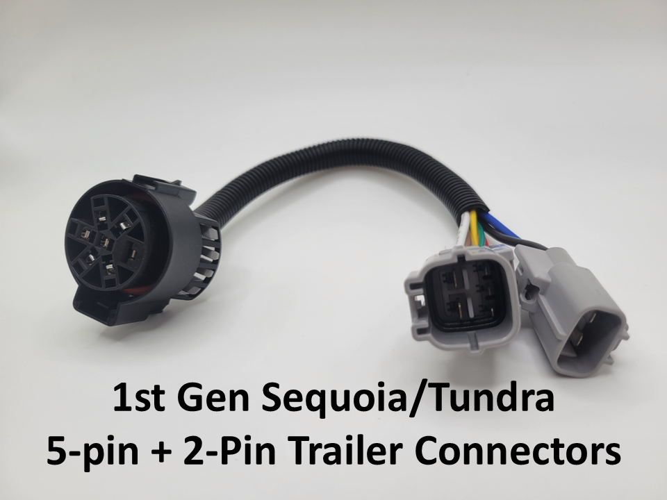 Hitch Light and Trailer Plug Conversion Kit for Mid 2000s Toyota 4x4s (GX470, 4th Gen 4Runner, 1st Gen Tundra & Sequoia)