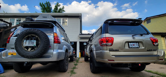 Hitch Light and Trailer Plug Conversion Kit for Mid 2000s Toyota 4x4s (GX470, 4th Gen 4Runner, 1st Gen Tundra & Sequoia)
