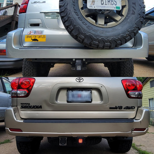 Hitch Light and Trailer Plug Conversion Kit for Mid 2000s Toyota 4x4s (GX470, 4th Gen 4Runner, 1st Gen Tundra & Sequoia)