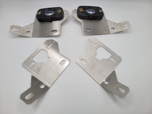Toyota Rock Light Brackets - 2" Offset Universal (GX470,GX460, FJ, 4Runner 4th & 5th gen)