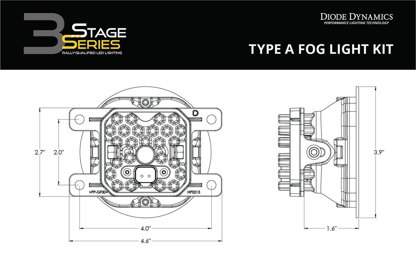 SS3 SAE Type A Fog Lights